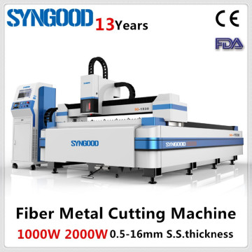 Máquina de corte do laser da fibra de 20mm para o metal 500w 750w 2000w 3000w para Steel304 inoxidável 401, aço de carbono, alumínio